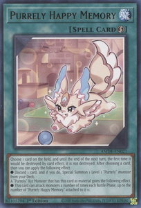 Purrely Happy Memory - Amazing Defenders (AMDE) #AMDE-EN021 - Rare YuGiOh Trading Card