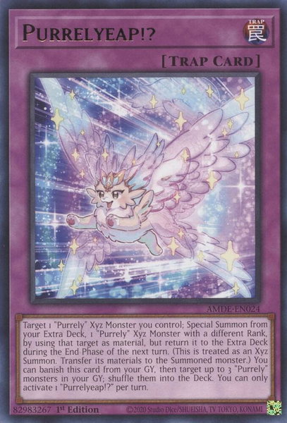 Purrelyeap!? - Amazing Defenders YuGiOh trading card