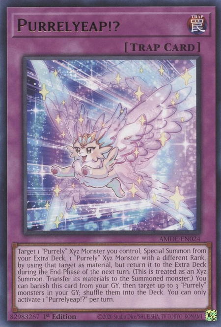 Purrelyeap!? - Amazing Defenders YuGiOh trading card