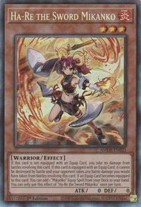 Ha-Re the Sword Mikanko (CR) - Amazing Defenders (AMDE) #AMDE-EN025 - Collector's Rare YuGiOh Trading Card