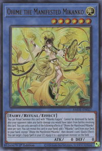 Ohime the Manifested Mikanko - Amazing Defenders (AMDE) #AMDE-EN027 - Ultra Rare YuGiOh Trading Card