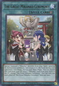 The Great Mikanko Ceremony - Amazing Defenders (AMDE) #AMDE-EN029 - Rare YuGiOh Trading Card
