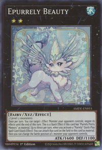 Epurrely Beauty - Amazing Defenders (AMDE) #AMDE-EN015 - Super Rare YuGiOh Trading Card