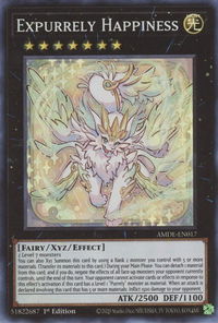 Expurrely Happiness - Amazing Defenders (AMDE) #AMDE-EN017 - Super Rare YuGiOh Trading Card