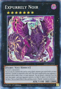 Expurrely Noir (CR) - Amazing Defenders (AMDE) #AMDE-EN018 - Collector's Rare YuGiOh Trading Card