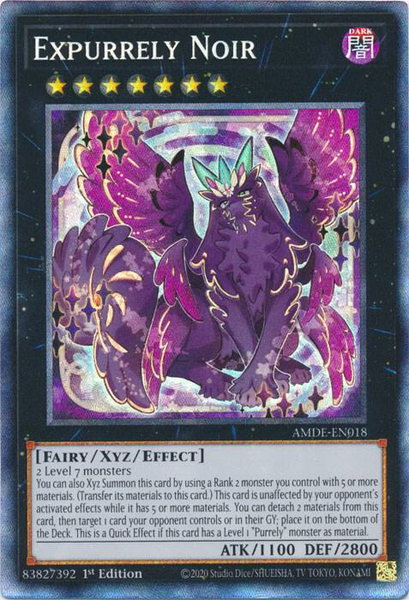 Expurrely Noir (CR) trading card from Amazing Defenders Expurrely Noir (CR) - Amazing Defenders YuGiOh trading card