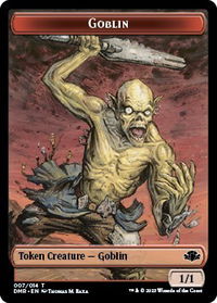 Goblin // Cat (003) Double-Sided Token - Dominaria Remastered (DMR) #7 // 3 - Token Magic: The Gathering Trading Card
