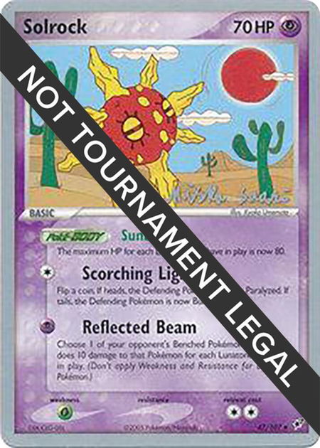 Solrock (47) - 2006 (Miska Saari) - World Championship Decks Pokémon trading card