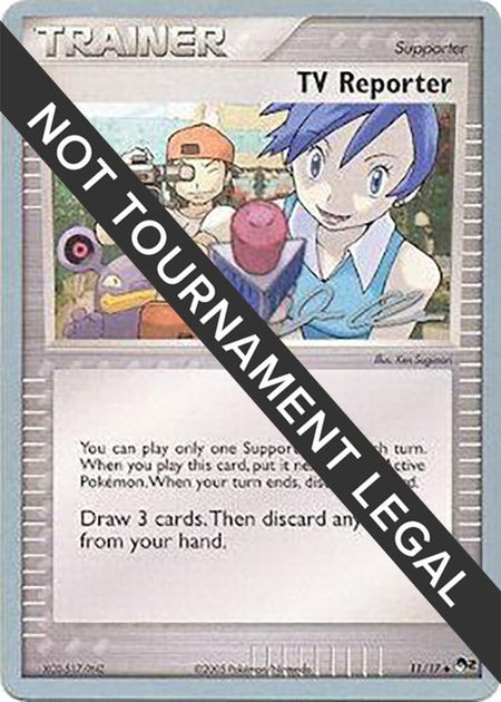 TV Reporter - 2006 (Jason Klaczynski) - World Championship Decks Pokémon trading card