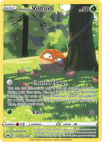 Hisuian Voltorb - Crown Zenith: Galarian Gallery (CRZ:GG) #GG01/GG70 - Ultra Rare Pokémon Trading Card