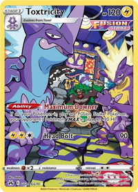 Toxtricity - Crown Zenith: Galarian Gallery (CRZ:GG) #GG09/GG70 - Ultra Rare Pokémon Trading Card