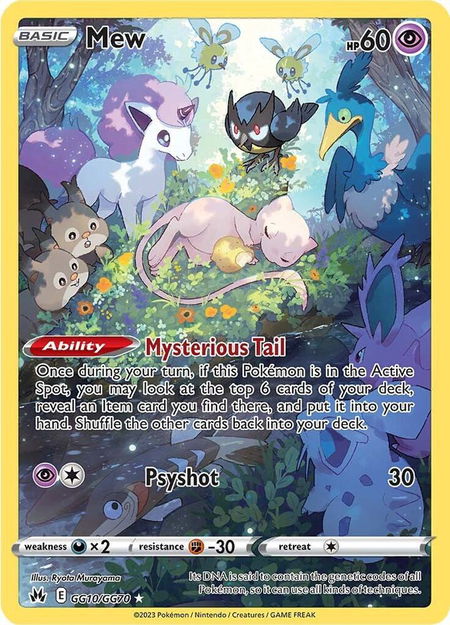 Mew - Crown Zenith: Galarian Gallery Pokémon trading card