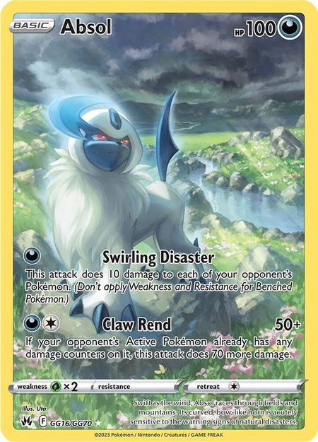 Absol - Crown Zenith: Galarian Gallery Pokémon trading card
