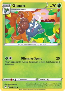 Gloom - SWSH: Crown Zenith (CRZ) #002/159 - Uncommon Pokémon Trading Card