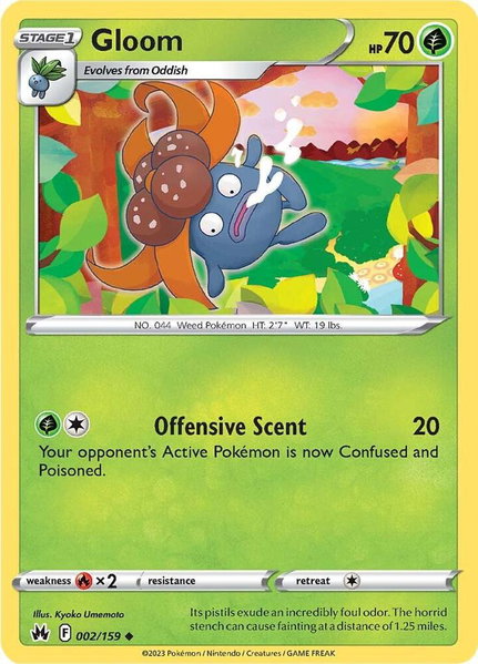 Gloom - SWSH: Crown Zenith Pokémon trading card