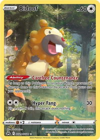 Bidoof - Crown Zenith: Galarian Gallery (CRZ:GG) #GG29/GG70 - Ultra Rare Pokémon Trading Card