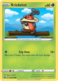 Kricketot - Crown Zenith (CRZ) #010/159 - Common Pokémon Trading Card