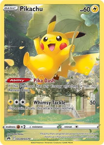 Pikachu - Crown Zenith: Galarian Gallery (CRZ:GG) #GG30/GG70 - Ultra Rare Pokémon Trading Card
