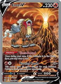 Entei V - Crown Zenith: Galarian Gallery (CRZ:GG) #GG36/GG70 - Ultra Rare Pokémon Trading Card