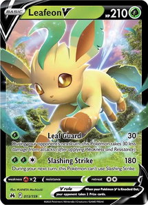 Leafeon V - SWSH: Crown Zenith (CRZ) #013/159 - Ultra Rare Pokémon Trading Card