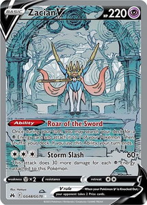 Zacian V - Crown Zenith: Galarian Gallery (CRZ:GG) #GG48/GG70 - Ultra Rare Pokémon Trading Card