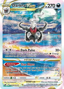Darkrai VSTAR - Crown Zenith: Galarian Gallery (CRZ:GG) #GG50/GG70 - Ultra Rare Pokémon Trading Card