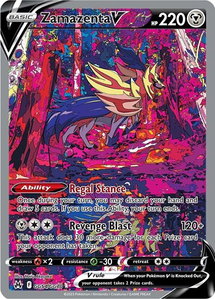 Zamazenta V - Crown Zenith: Galarian Gallery (CRZ:GG) #GG54/GG70 - Ultra Rare Pokémon Trading Card