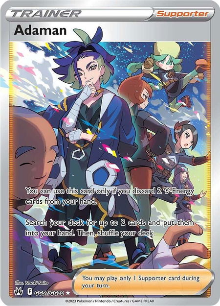 Adaman - Crown Zenith: Galarian Gallery Pokémon trading card