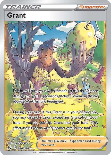 Grant trading card from Crown Zenith: Galarian Gallery Grant - Crown Zenith: Galarian Gallery Pokémon trading card