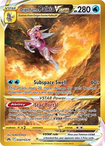 Origin Forme Palkia VSTAR (Secret) - Crown Zenith: Galarian Gallery (CRZ:GG) #GG67/GG70 - Secret Rare Pokémon Trading Card
