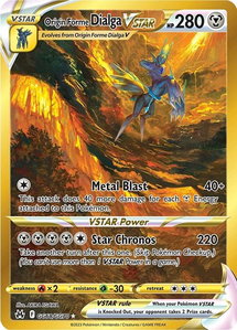 Origin Forme Dialga VSTAR (Secret) - Crown Zenith: Galarian Gallery (CRZ:GG) #GG68/GG70 - Secret Rare Pokémon Trading Card