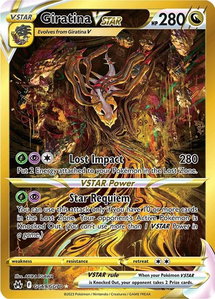 Giratina VSTAR (Secret) - Crown Zenith: Galarian Gallery (CRZ:GG) #GG69/GG70 - Secret Rare Pokémon Trading Card