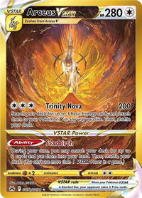 Arceus VSTAR (Secret) - Crown Zenith: Galarian Gallery (CRZ:GG) #GG70/GG70 - Secret Rare Pokémon Trading Card