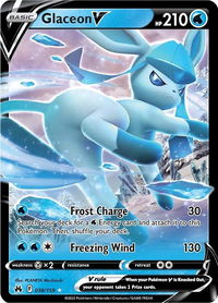 Glaceon V - Crown Zenith (CRZ) #038/159 - Ultra Rare Pokémon Trading Card