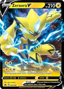 Zeraora V - SWSH: Crown Zenith (CRZ) #053/159 - Ultra Rare Pokémon Trading Card
