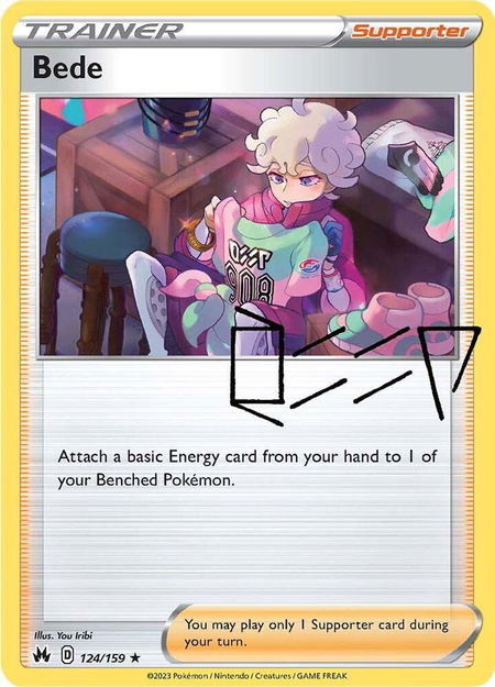 Bede - Crown Zenith Pokémon trading card