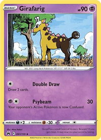 Girafarig - Crown Zenith (CRZ) #061/159 - Uncommon Pokémon Trading Card