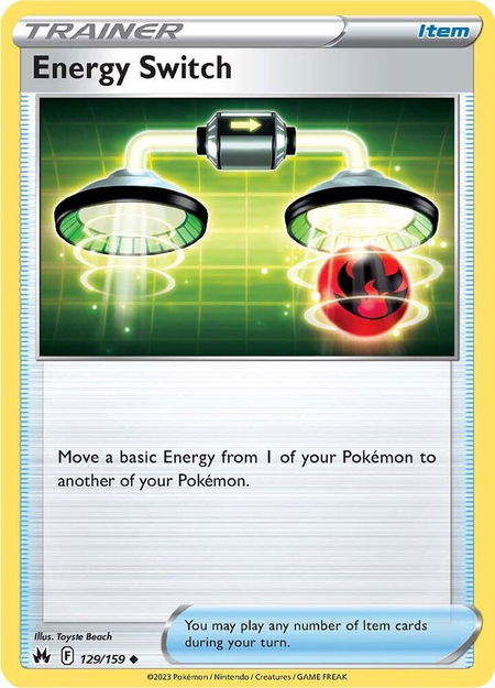 Energy Switch - Crown Zenith Pokémon trading card
