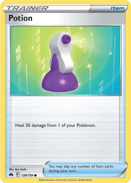 Potion - Crown Zenith Pokémon trading card