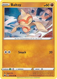 Baltoy - Crown Zenith (CRZ) #070/159 - Common Pokémon Trading Card