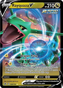 Rayquaza V - SWSH: Crown Zenith (CRZ) #100/159 - Ultra Rare Pokémon Trading Card