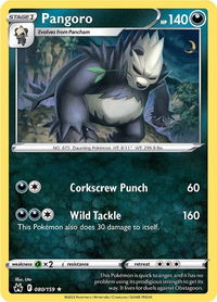 Pangoro - Crown Zenith (CRZ) #080/159 - Rare Pokémon Trading Card