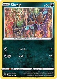 Skrelp - Crown Zenith (CRZ) #081/159 - Common Pokémon Trading Card
