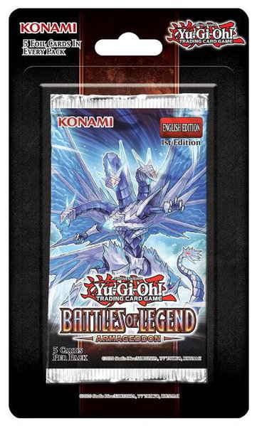 Battles of Legend: Armageddon Blister Pack [1st Edition] - Battles of Legend: Armageddon YuGiOh trading card
