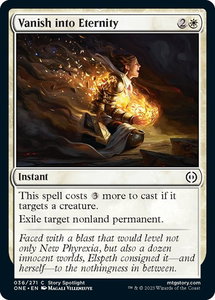 Vanish into Eternity - Phyrexia: All Will Be One (ONE) #36 - Common Magic: The Gathering Trading Card