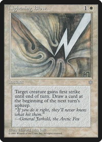 Lightning Blow - Ice Age (ICE) #42 - Rare Magic: The Gathering Trading Card