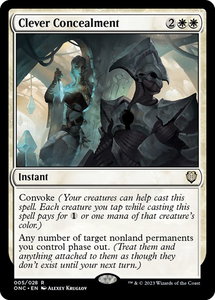 Clever Concealment - Commander: Phyrexia: All Will Be One (ONC) #5 - Rare Magic: The Gathering Trading Card