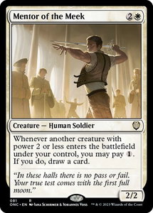 Mentor of the Meek - Commander: Phyrexia: All Will Be One (ONC) #81 - Rare Magic: The Gathering Trading Card