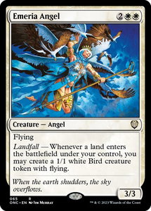 Emeria Angel - Commander: Phyrexia: All Will Be One (ONC) #65 - Rare Magic: The Gathering Trading Card