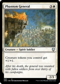 Phantom General - Commander: Phyrexia: All Will Be One (ONC) #85 - Uncommon Magic: The Gathering Trading Card